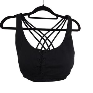 Victoria's Secret Black Bra with Pink Accents